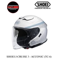 SHOEI J-CRUISE 3 ACCONIC TC-6 💯 GENUINE