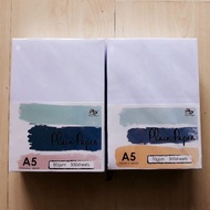 ♠500pcs A5 PAPER / WHITE COPY KERTAS MULTIPURPOSE 70gsm 80gsm 120gsm