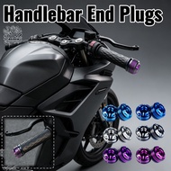 CNC Aluminum Handlebar End Plugs Motorcycle Bar End Caps Anti-Vibration Handle Grip Plug for GIORNO