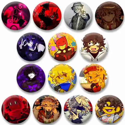 Fashion Anime Game Brooch Funny Shedletsky Coolkid Button Pins Forsaken Badge Clothing Bag Jewelry A
