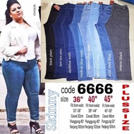JEGGING PLUSSIZE GRED DENIM 6666