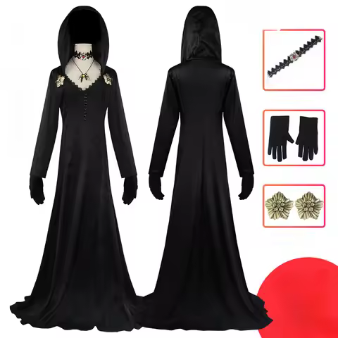 Resident 4 Remake Village Moth Lady Evil Cosplay Fantasy Costume Dress Adult Women Lady Dimitrescu H