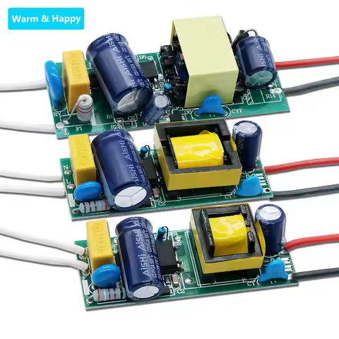 LED Driver 220V LED Power Supply 1-3W 4-7W 8-12W 15W 18W 24W 25W 30W 36W 300mA with Built-In Transfo