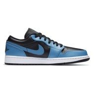 NIKE AIR JORDAN 1 LOW LASER BLUE BLACK US 9.5 BNIB HOOPS POINT