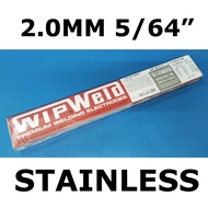 ( 1 KILO ) WIPWELD STAINLESS WELDING ROD 2.0MM 5/64" == STAIN-ARC 308 2MM AWS A5.4 E308-16