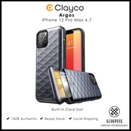 Clayco Argos for iPhone 12 Pro Max 6.7" Built-in Card Slot