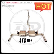HMD Stainless Steel Exhaust System Performance Catback For Mercedes benz CLA250 2016 2.0T With valve