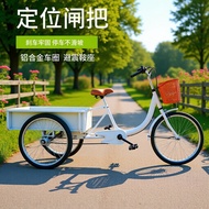 Adult Pedal Tricycle Stall Tricycle Leisure Tricycle Scooter Body Manpower Pedal Tricycle