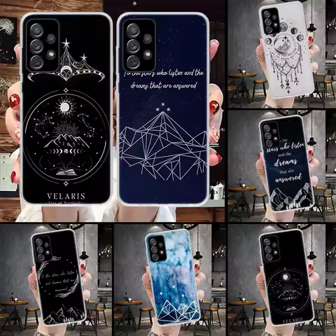 A Court of Mist Fury Sarah J Maas Soft Phone Case For Samsung Galaxy A13 A14 A15 A16 A17 A53 A54 A55