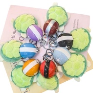 Keychain helmet penyu ganu terengganu rxz sabah Cute Plush Turtle Pendant Connecting Men's and Women