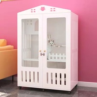 Cat House White Wood Home indoor Sangkar Kucing Besar Kayu Rumah 2 3 Tingkat Delicate Cats Villa Woo