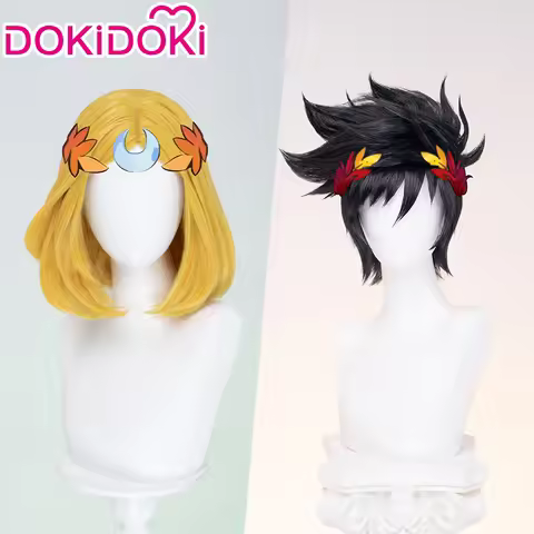 IN STOCK Melinoe Zagreus Cosplay Wig Game DokiDoki Women Men Yellow Hair Underworld Princess Cosplay