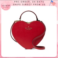 Pre-order: Kate Spade Love Shack Heart Crossbody In Candied Cherry WKR00339