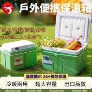 (13L) 夏日便攜冰箱 *送2個冰盒  戶外手提冷暖保溫箱  冷藏冷凍食物保鮮箱 車載露營保溫箱