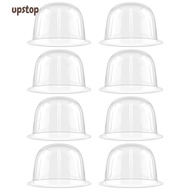 UPSTOTO Baseball Hat Display Rack, PVC Brimless Cap Bucket Hat Storage ,  Inner Support 50-57cm Tran