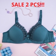 (2 PCS) BELLEWEAR Brocade Seamless Bra RANDOM MOTIF CUP BC (MEDIUM TO LARGE) 777/666