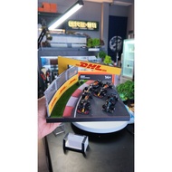 Display Model 1:64 F1 Corner Scene - Motorsport Style Race Track Crab Corner Diorama