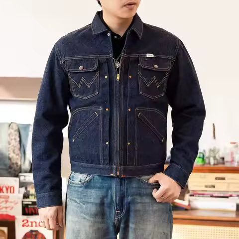 Red Tornado 1960's 24MJ Selvedge Denim Jacket Rinsed Mens Trucker Jean Outerwear