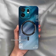 Latest ITEL A100C Case 2026 - Softcase Compatible Modern Silicone Prokamera Trendy Circle Motif [ITE