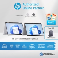 HP Envy X360 14-fa0128AU 14-fa0129AU 14'' WUXGA Touch 2-In-1 Laptop Meteor Silver ( Ryzen 5 8640HS, 