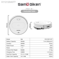 ❅✵Samu Giken 3 in 1 Robotic Vacuum Cleaner RVCOB11WT