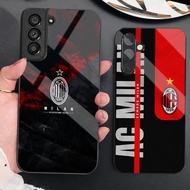 AC Milan 06 tempered glass Phone Case For Samsung Galaxy S9 Plus S10 S10e S20 FE S20 Plus S21 S22 S2