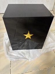 黑色多功能收納盒連分析式抽屜層架
