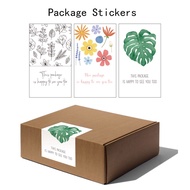 【50PC】Packaging Stickers for mailing Thank you sticker for mailing box label