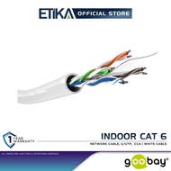 Goobay INDOOR CAT 6 Network Cable, U/UTP,  CCA | White Cable
