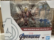 萬代 Avengers Endgame Iron Man Mk50 & Thanos shf