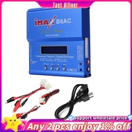 JR-For  B6AC 80W RC Balance Charger+ Cable Digital Li-Ion LiFe Nimh Nicd PB Lipo Battery Discharger 