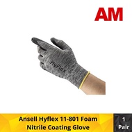 Ansell Hyflex 11-801 Foam Nitrile Coating Glove