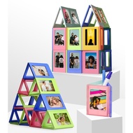 SUNFAY Frame PC 2R Acrylic Magnet Photocard Acrylic Size 8.8x6.3cm Mini Polaroid Photo Frame Portabl