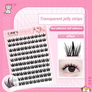 5d Glue-free False Eyelashes Elf Eyelashe Little Devil Curling Sunflower Thick Eyelashes Manga O8t2
