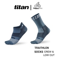 Marathon Running Socks | Titan Triathlon Crew & Low Cut