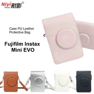 Camera Case Fujifilm Instax Mini EVO PU Leather Protective Bag For Fuji Mini EVO Camera Accessories 