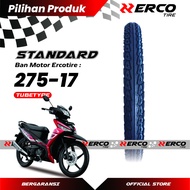 ERCO TIRE Ban Luar Motor Ring 17 ERCO NonTubeless Ukuran 275-17 Motif Supra Jupiter Shogun Jupiter M