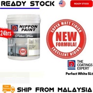 5L Nippon Paint Perfect White (Interior Walls and ceiling) / Cat Dinding Warna Puteh