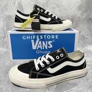 Sepatu Pria Wanita Vans Sepatu Vansghupa List Warna Hitam Putih Sepatu Sekolah - Oldskool Halfmoon P