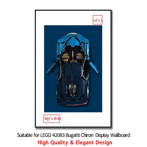 NEW Wall Mount Display box Photo Frame Suitable for LEGO 42083 Techni Bugatti Chiron building block 
