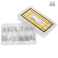 SOONA Watch Crown, Complete Set Stainless Steel Watch Stem, 10 Models Boxed Replacement Movement Par