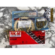 🔥100% Original🔥 Sprocket RKM Set (Yamaha SRL115-Fi / SRL115), Sprocket RKM Yamaha SRL115-Fi / SRL115