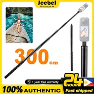 Insta360 X4 3M/1.2M Invisible Selfie Stick Metal Extension Rod Tripod For Insta360 ONE X3 X2 GoPro