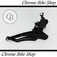 Front Derailleur FD Sepeda Tarikan Bawah Warna Hitam