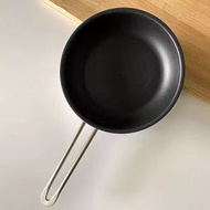 不粘鍋 平底煎鑊【24cm】不粘平底鍋 牛排煎鍋 平底小煎鍋 電磁爐燃氣灶適用