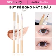 SWEET MINT 2-in-1 2-tip eyeliner pen with thin lines, waterproof, super natural highlighter