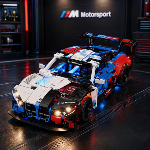 HPROSPER LED Accessory Light (No Model) For LEGO 42226 - BMW M4 GT3 EVO Race Car Easy Install Hidden