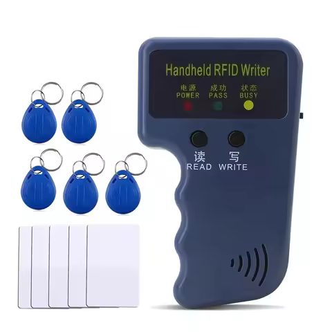 Handheld Duplicator Reader 125KHz EM4100 Programmer Writer Copy Clone T5577 EM4305 Chip Repetitive W