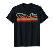 Retro Vintage Tottenham- Vintage 80s Style Tottenham England T-Shirt