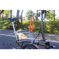 Top Choice Child Folding Saddle For Brompton Bike Ultra-light Portable Safety Seat Saddle Cushion Pu